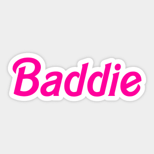 Barbie Baddie Sticker